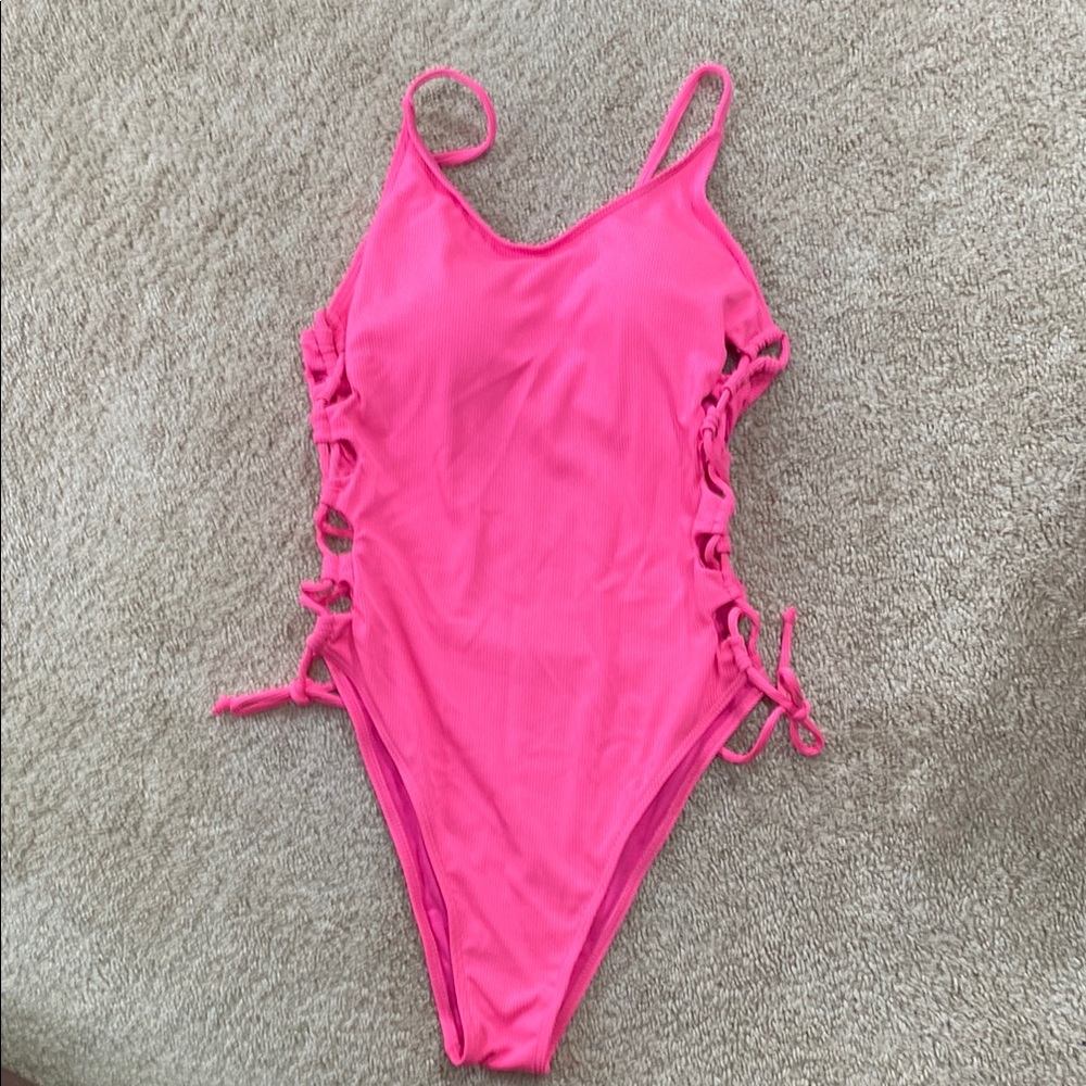 Vibrant Pink One-Piece Swimsuit